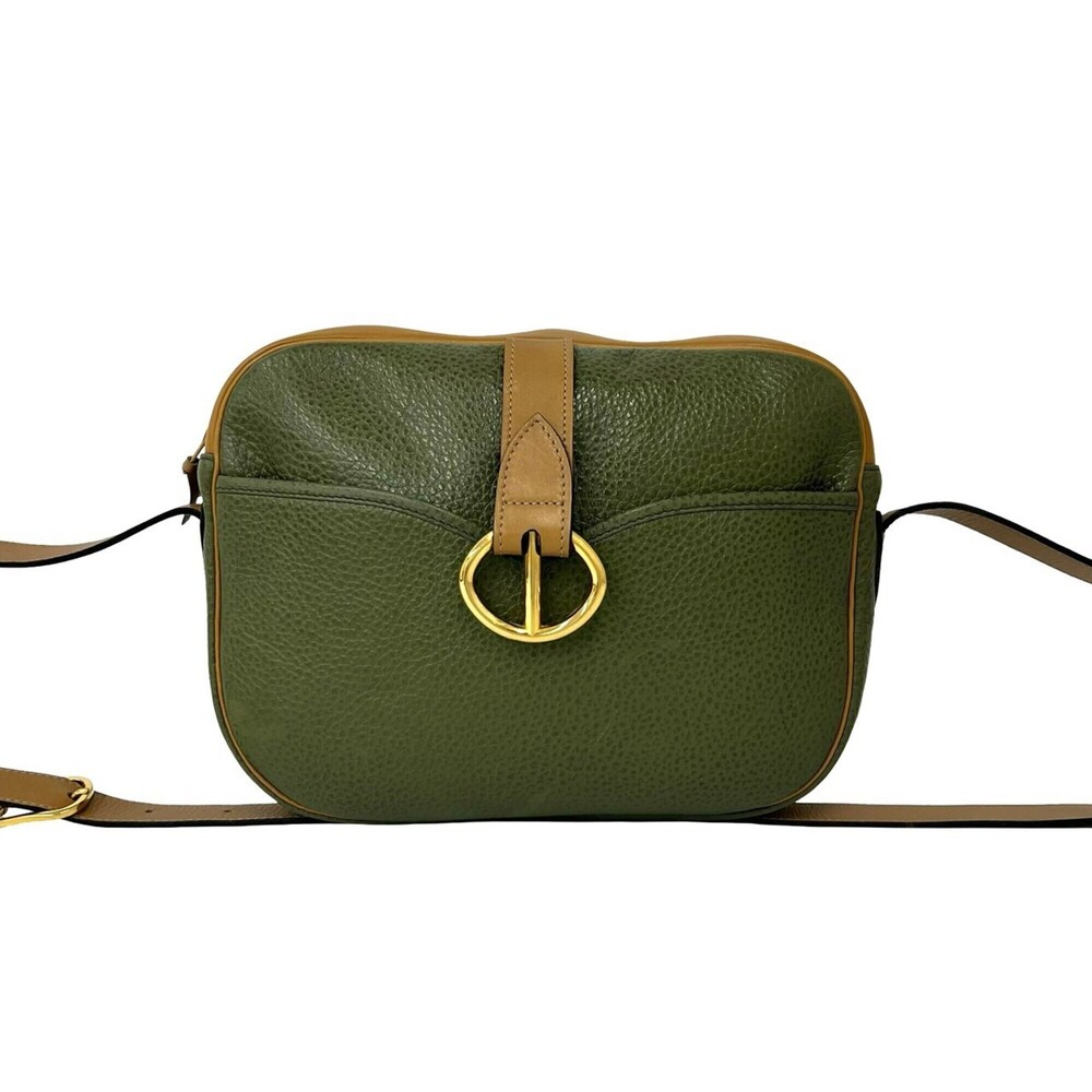 DIOR Vintage Brown Leather Shoulder Bag